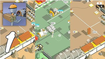 Mini Train Tycoon Gameplay Walkthrough #1 (Android, IOS)