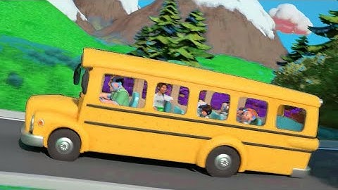 84 Seconds Wheels on the Bus | Several Versions || Nurserhy Rhymes || Crocomix Lullaby Bus Song
