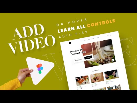 How to Add/Insert Video in Figma | Embed Video in Prototype using figma in Hindi #figma