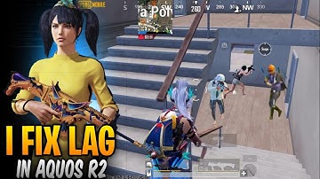 HOW TO FIX LAG IN PUBG ❔AQUOS R2 LAG FIX 3.8 UPDATE✅AQUOS R2 pubg test