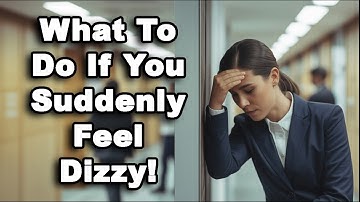 What To Do If You Suddenly Feel Dizzy!