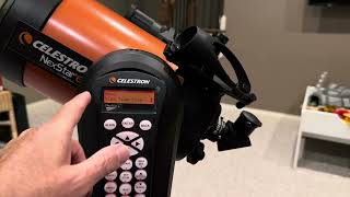 NexStar Hand Controller Overview