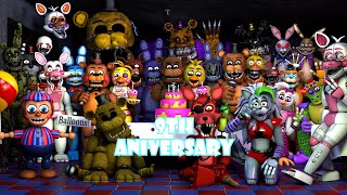 [FNAF C4D SPEED ART] 🎉 FNAF 9th Anniversary 🎉