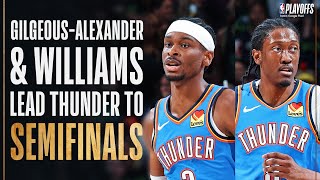 Shai Gilgeous-Alexander \& Jalen Williams DELIVER As Thunder Advance To Round 2! 👏 | April 29, 2024