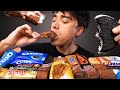 ASMR CANDY ICE CREAM BARS (OREO, TWIX, SNICKERS, MARS, TOBLERONE, BOUNTY, KINDER) CRUNCHY CHOCOLATE