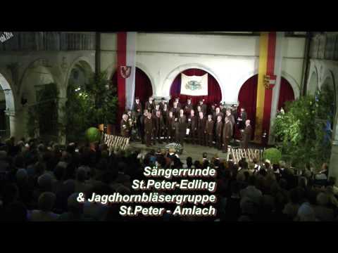 Jagdhornbläser und Sängerrunde