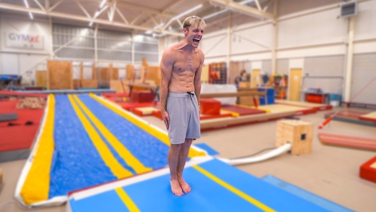 NIEUWE SALTO PROBEREN IN TRAMPOLINE PARK! 