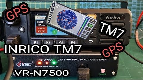 INRICO TM-7 GPS , ANTENNA TEST