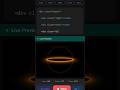 I Created a 3D Black Hole Using HTML, CSS & JavaScript 🌌🔥 | #viral #algorithm #shorts #coding #bca