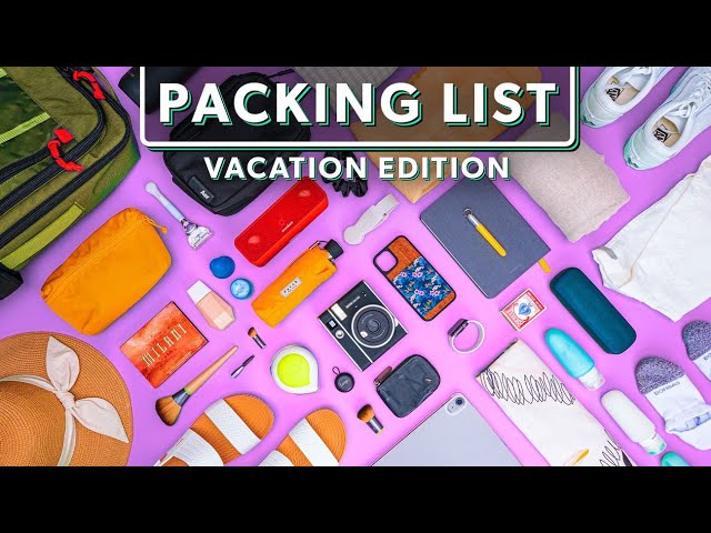 Packing List: My 19 travel essentials – AWayWithACamera