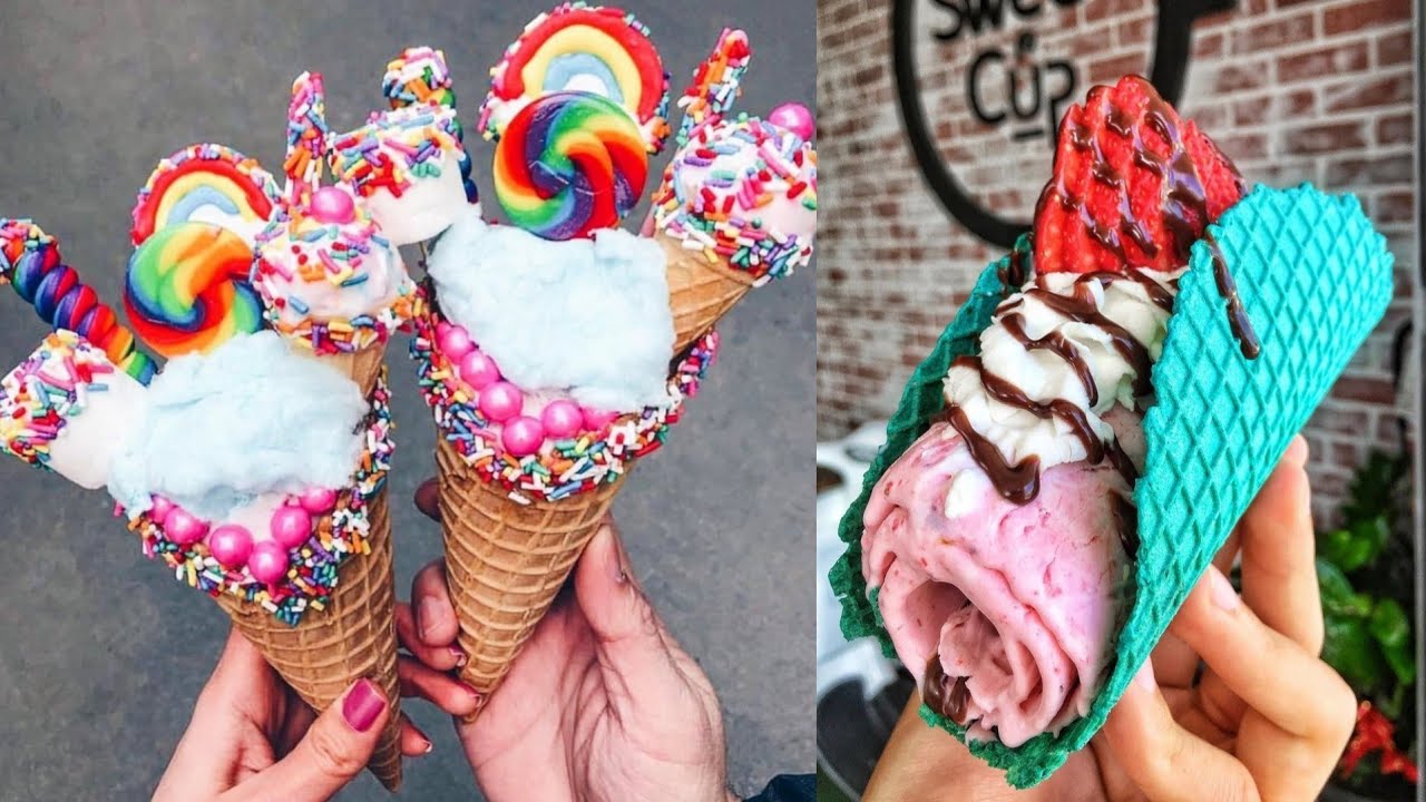 Yummy Ice Cream satisfying video | oddly satisfying videos - YouTube