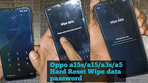 Oppo A15s/A15_A3s/A5 Hard Reset Wipe data password | Oppo a3s Hard Reset 💯% Frp bypass