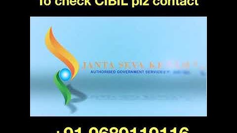 CIBIL Score at CSC Center 2