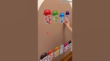 12 Pieces Magnetic Color Sorting Toys!