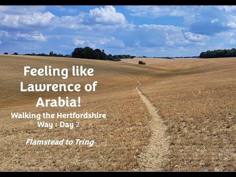 Like Lawrence of Arabia! - Walking the Hertfordshire Way (Day 2) during the hot, dry summer of 2022