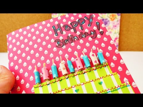 tolle karten selber basteln, diy: basteln mit papier-frühstückstüten, eine tolle pop-up karte, Innenarchitektur