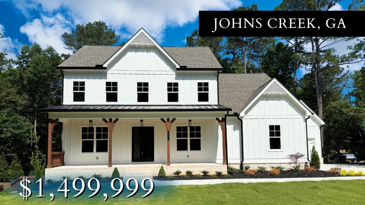MUST SEE- NEW CONSTRUCTION HOME FOR SALE IN JOHNS CREEK, GA! | 4 BEDROOMS | 3.5 BATHROOMS