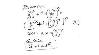 Ecuaciones exponenciales-Solución particular y Fórmula general. #númeroaureo #phi  #exponencial