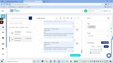 Inbox - Quick Reference Menu