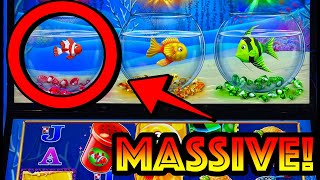 SPEECHLESS! Insane Handpay on Red Fish   Playing a New Slot!!!