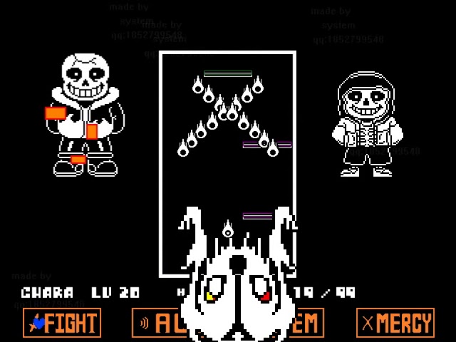 Undertale Ink Sans Full Fight (Version 0.30) 