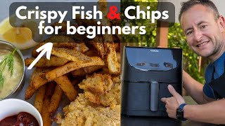 Fish and Chips in the Air Fryer. Easy Recipe and tips to get the best fries and fish using air fryer