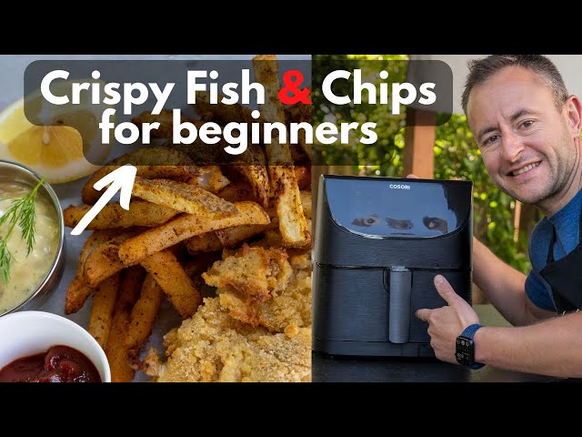 Air Fryer Fish and Chips - Ninja Foodi Fish and Chips Recipe