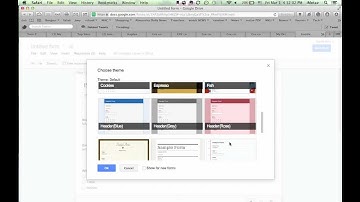 How to create a "Form" via Google Drive