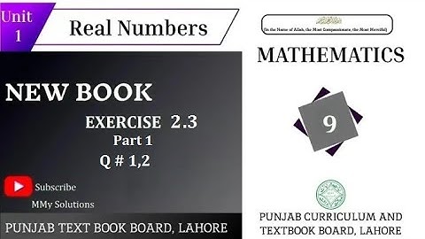 Class 9th Maths New Book 2025 Exercise 2.3 || ex 2.3 class 9 ||math class 9