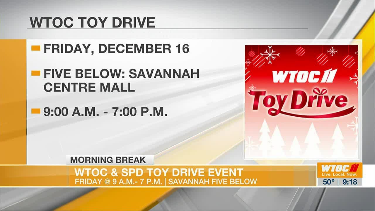 WTOC Savannah Police Partnering For Toy Drive Event This Friday YouTube Wtoc savannah police partnering for toy drive event this friday youtube