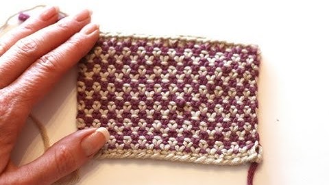 Knitting Help - Linen Stitch