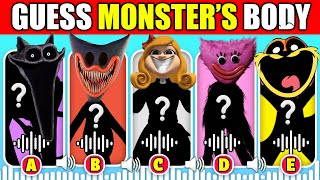 IMPOSSIBLE Guess The Monster's Body | Poppy Playtime Chapter 3 + Smiling Critters | Catnap