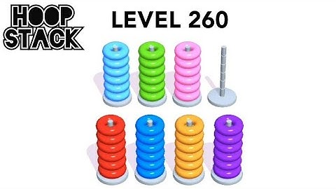 Hoop Stack Level 260 | Puzzle Game  | Complete Level