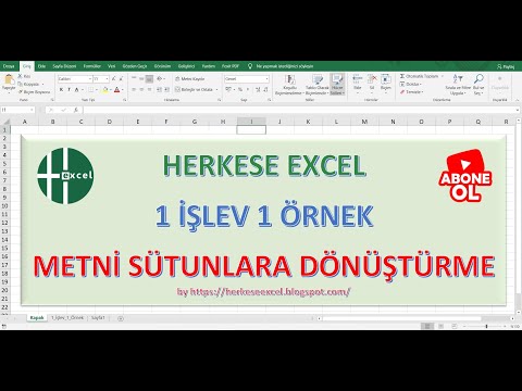 Video: Excel sihirbazını nasıl kullanıyorsunuz?