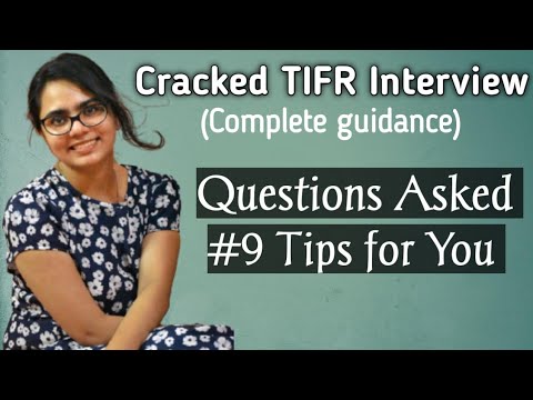 How to prepare for TIFR interview & GS TIFR exam | tips for TIFR