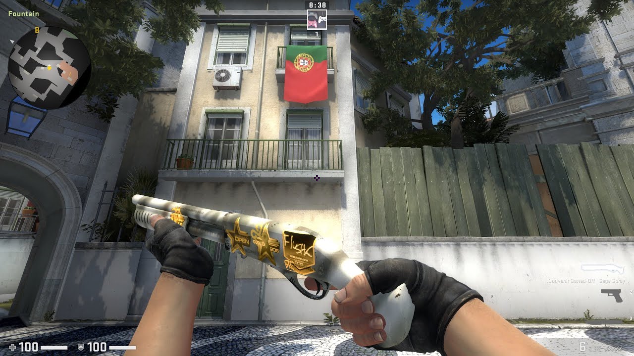 CSGO Souvenir SawedOff Sage Spray Minimal Wear YouTube
