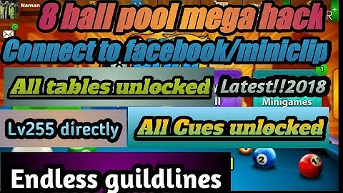 8 ball pool 13.12.4 mega mod!!longline!!anti ban!!auto win!!best 2018 mod ever!!