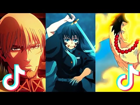 Anime edits   Anime TikTok Compilation   Badass Moments pt82