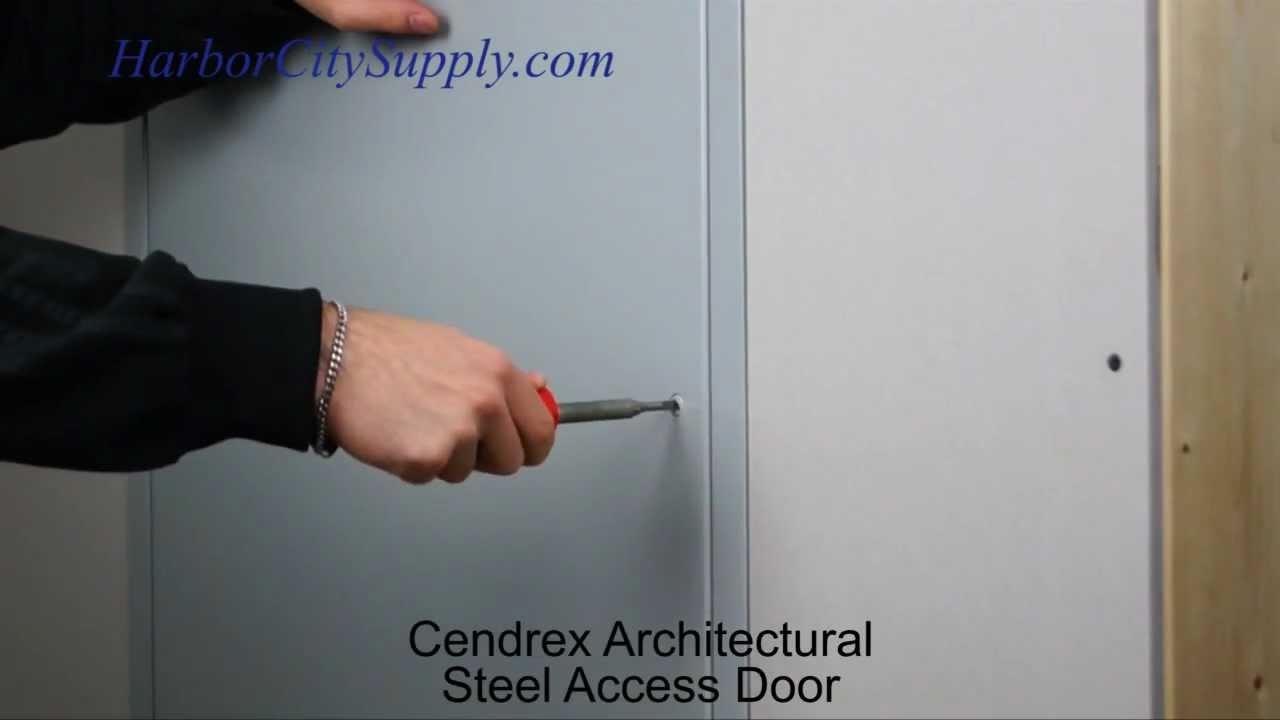 Cendrex Architectural Steel Access Door Youtube