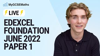 LIVE: Edexcel June 2022 Paper 1 Foundation