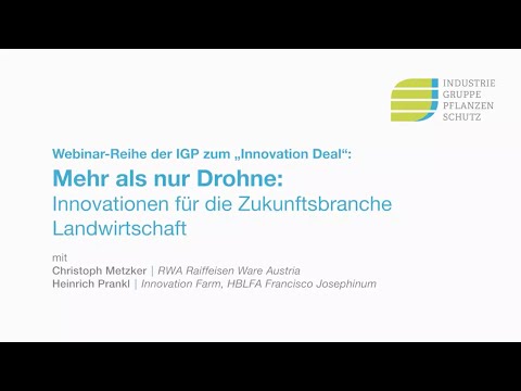 Webinar #02: Mehr als nur Drohne: Innovationen für die Zukunftsbranche Landwirtschaft