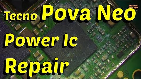 Tecno Pova Neo power IC repair