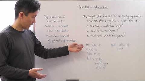 Quadratic Optimization