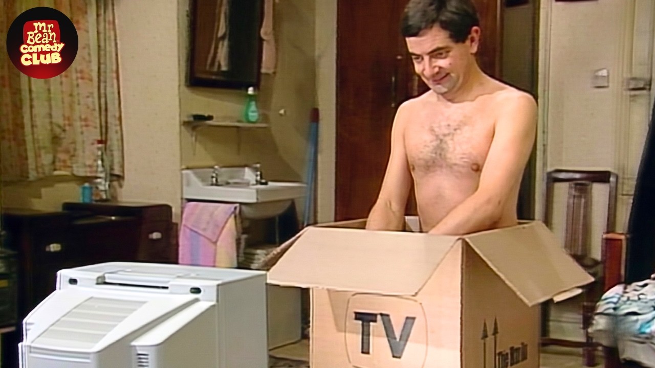 Mr. Bean's Funny Idea To Fix His Broken Television Signal | Mr. Bean Funny Clips