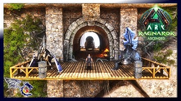 Building A Base Inside The Bridge | ARK: Ragnarok Ascended #4