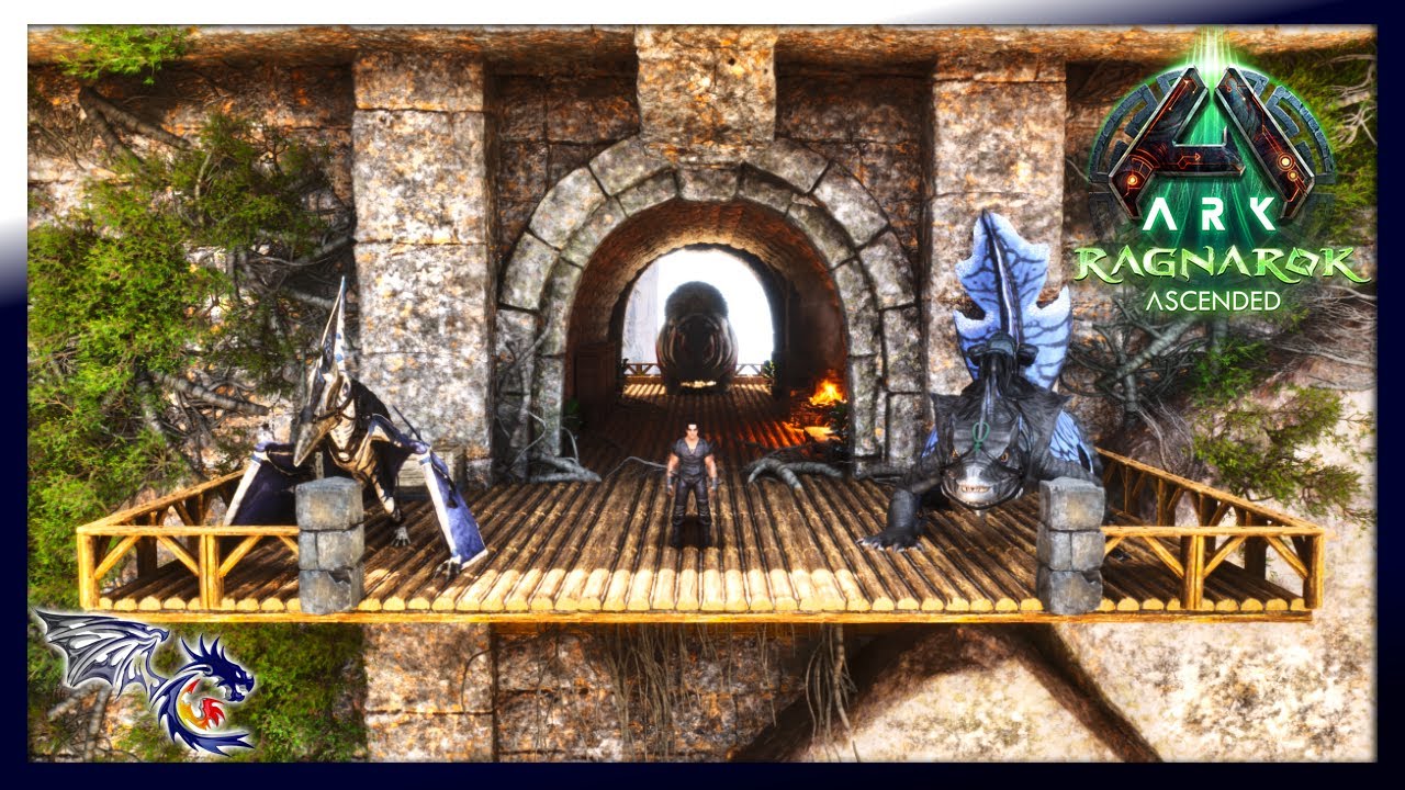 Building A Base Inside The Bridge | ARK: Ragnarok Ascended #4 - YouTube