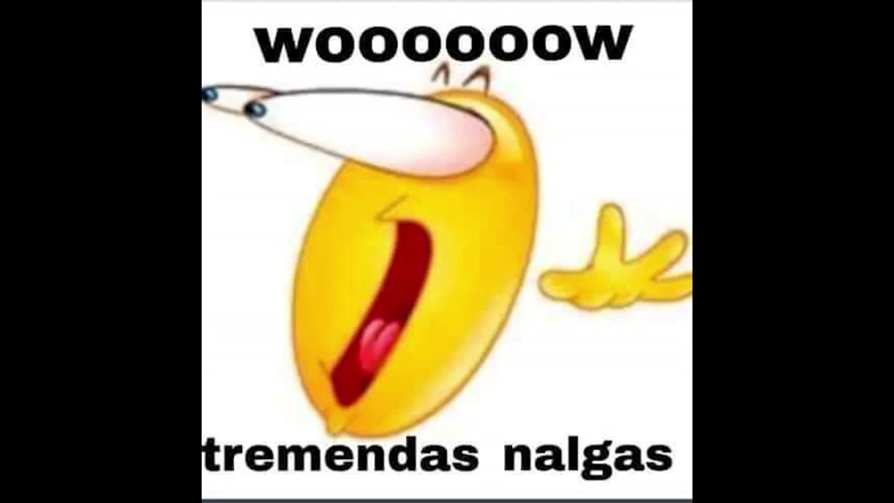 Woow tremendas nalgas meme plantilla YouTube