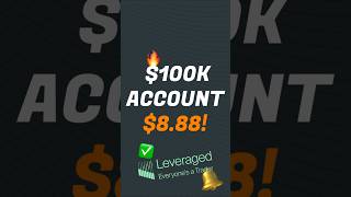 Cheapest 100K Prop Firm Challenge? Leverageds 8.88 Offer
