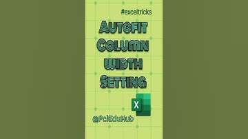 How to autofit Column setting in Excel Sheet? @PciEduHub #exceltricks #exceltips #excel