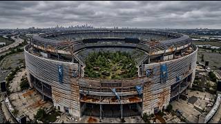 Abandoned MetLife Stadium Overgrown by a Forest — Full Epic Restoration